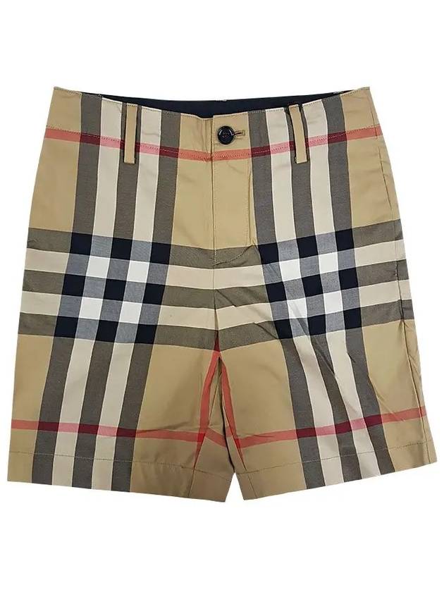 Kids Vintage Check Shorts Beige - BURBERRY - BALAAN 2