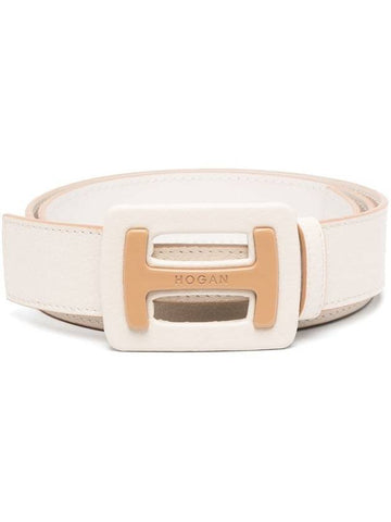 logo leather belt KFWC00Q0100QVD7B94 B0710227533 - HOGAN - BALAAN 1