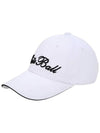 Golf Wear Volume Lettering Golf Hat WB21SUMC01WH White - WHITEBALL - BALAAN 5