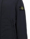 Techno Fabric Hooded Jacket Navy - STONE ISLAND - BALAAN 5