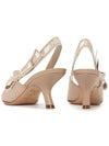 J'adior Satin Cotton Slingback Heels Nude - DIOR - BALAAN 7