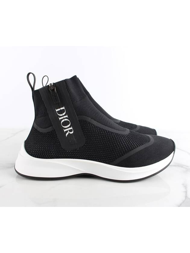 B25 knit fabric high top sneakers 40 250 - DIOR - BALAAN 5