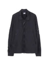 Tylon L Zipper Long Sleeve Shirt Navy - CP COMPANY - BALAAN 1