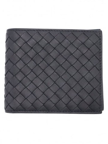 Women s Bottega Veneta 113993 Black Intrecciato VN Folder Half Wallet gt Gangbuk used luxury goods - BOTTEGA VENETA - BALAAN 1