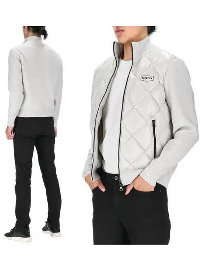 Logo quilted down padded jacket white - DUVETICA - BALAAN 2