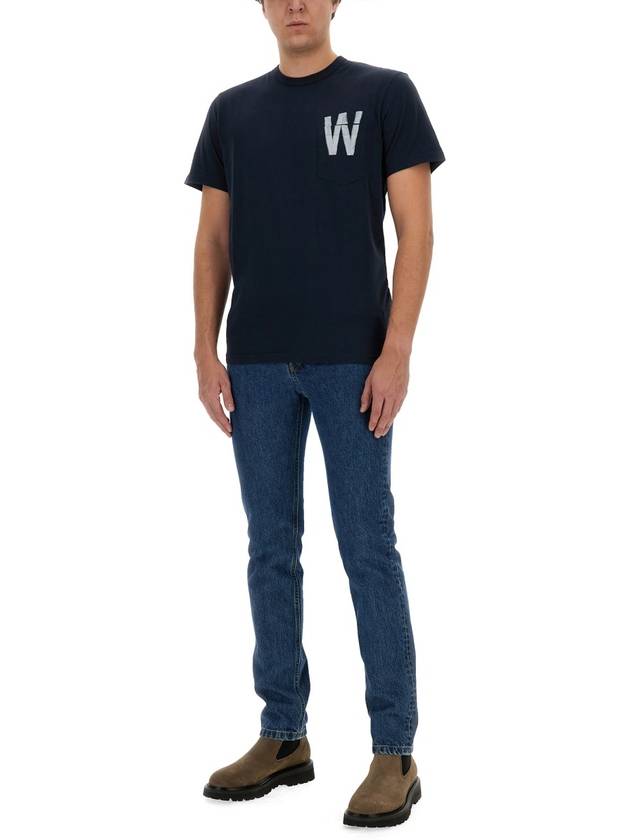 T-SHIRT WITH LOGO - WOOLRICH - BALAAN 2