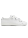 Andy Smooth Leather Low Top Sneakers White - SAINT LAURENT - BALAAN 2