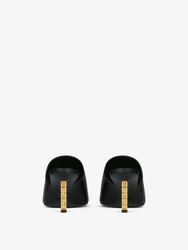 G Gold Cube Mules Sandal Hills Black - GIVENCHY - BALAAN 8