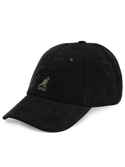 Cord Ball Cap Black - KANGOL - BALAAN 2