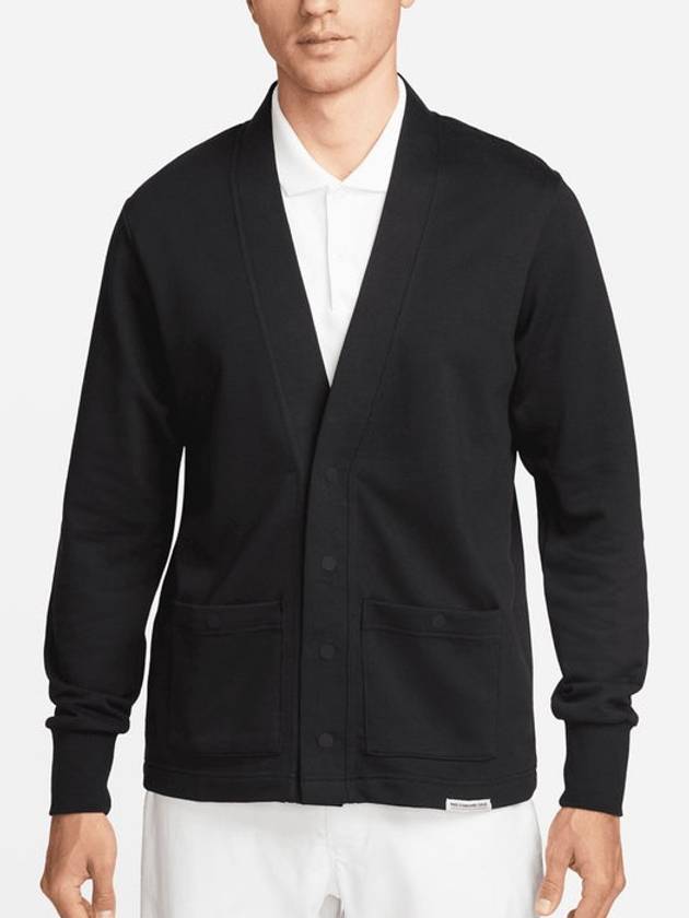 Dri Fit Standard Issue Golf Cardigan Black - NIKE - BALAAN 3