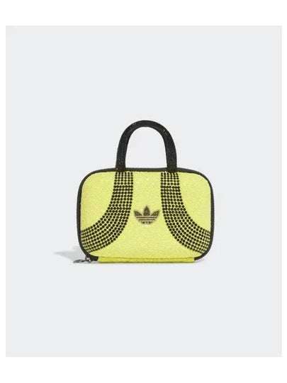 Rhinestone Logo Tote Bag Yellow - ADIDAS - BALAAN 2