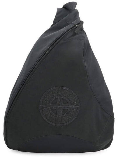 Stitch Embroidered Cross Bag Black - STONE ISLAND - BALAAN 2