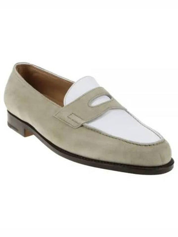 Loafers LOPEZSuedeDuneOatmealBianco Free OATMEAL BIANCO - JOHN LOBB - BALAAN 1