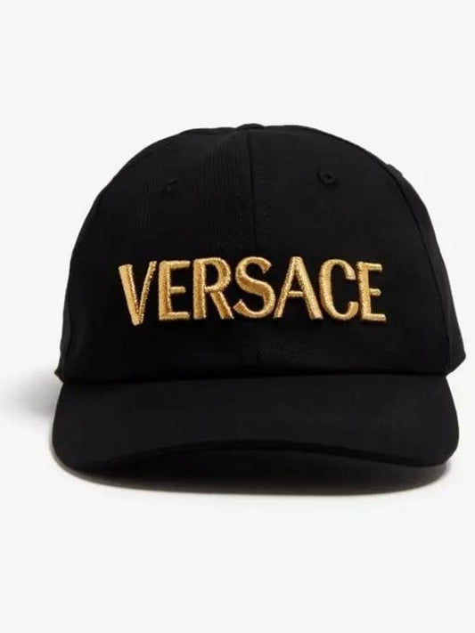 Logo Ball Cap Black - VERSACE - BALAAN 2