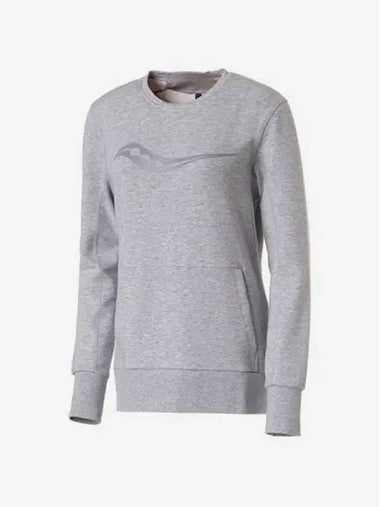 Life on the run call down long sleeve HEATHER GRAY - SAUCONY - BALAAN 1