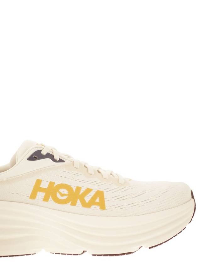 Bondi 8 Low Top Sneakers Oat Milk Alabaster - HOKA ONE ONE - BALAAN 7