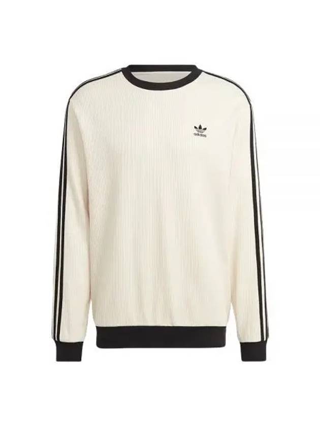 Adicolor Classic Waffle Crew Neck Wonder White KR - ADIDAS - BALAAN 1