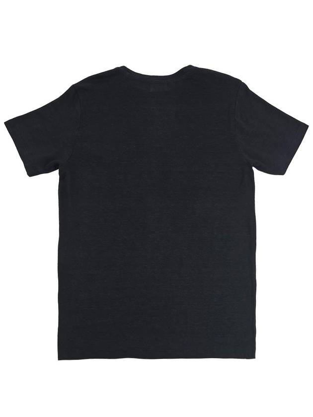 Zwell Logo Print Short Sleeve T-Shirt Black - ISABEL MARANT - BALAAN 3