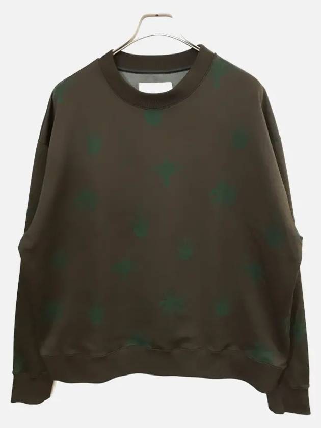 Palm Tree Printing Sweatshirt Brown - JIL SANDER - BALAAN 4