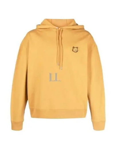 Bold Fox Head Patch Oversize Hoodie Yellow - MAISON KITSUNE - BALAAN 2