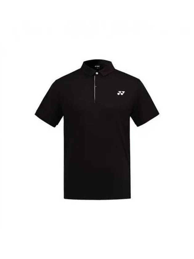 YONEX 231TS063U black color combination short sleeve collar t shirt - YOUNESS - BALAAN 1