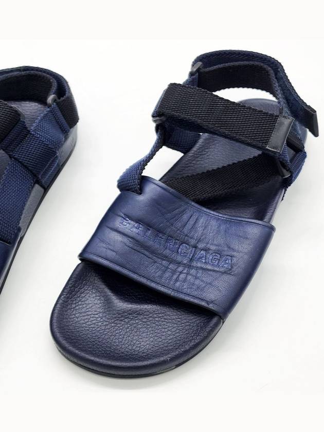 mens navy sandals - BALENCIAGA - BALAAN 5