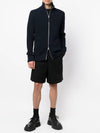 Stitch Knit High Neck Full Zip Up Cardigan Navy - MAISON MARGIELA - BALAAN 3