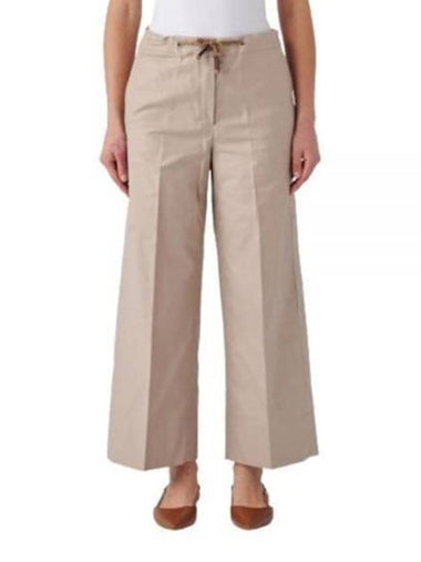 Straight Pants 19131011 013 19131011600 Free BEIGE - MAX MARA - BALAAN 1