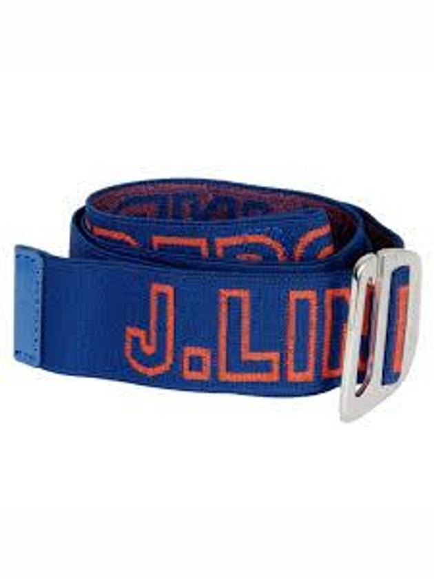 Lennon Webbing Logo Belt Nautical Blue - J.LINDEBERG - BALAAN 3