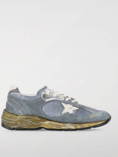 Dad Mesh Suede Low Top Sneakers Blue - GOLDEN GOOSE - BALAAN 2