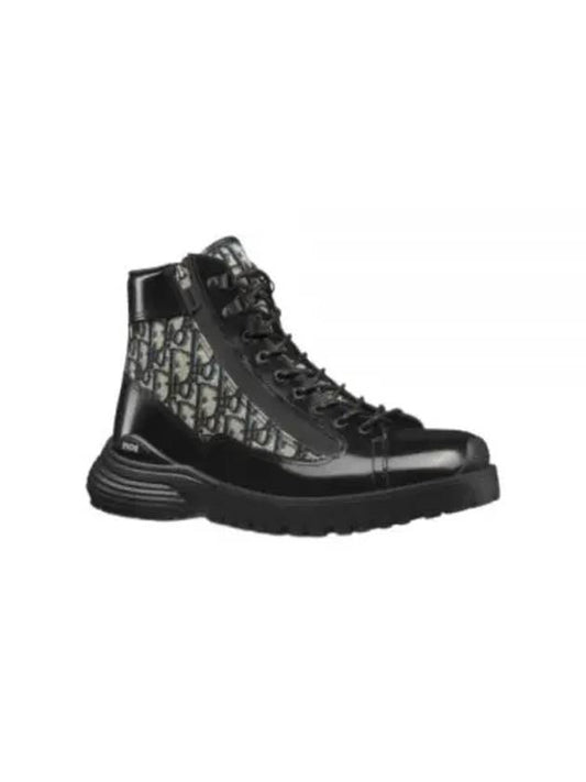 BLACK BEIGE Combat ankle boots 3BO337ZXF 961 - DIOR - BALAAN 2