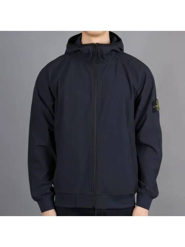 Soft Shell Technology Wappen Patch Track Jacket Navy - STONE ISLAND - BALAAN 2