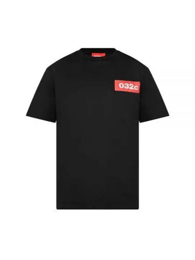 C1010 BLK logo patch short sleeve tshirt - 032C - BALAAN 1