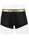 Men's Logo Trunk Briefs 2 Packs Black - EMPORIO ARMANI - BALAAN 3