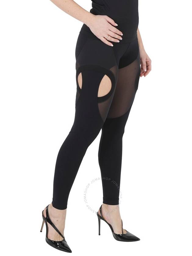 cutout panel leggings - BURBERRY - BALAAN 4