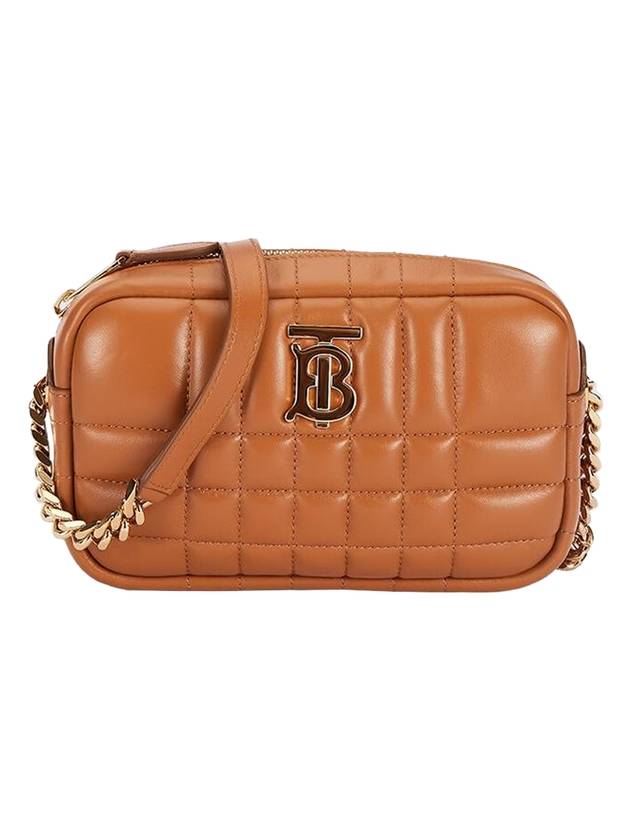 TB Logo Quilted Mini Shoulder Bag Brown - BURBERRY - BALAAN 1