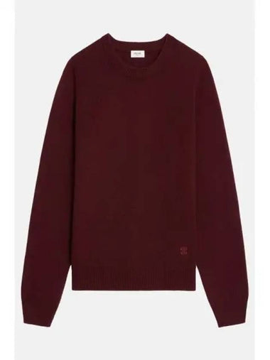 Logo embroidered cashmere knit - CELINE - BALAAN 1