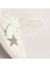 Pure Star Glitter Silver Low Top Sneakers White - GOLDEN GOOSE - BALAAN 4