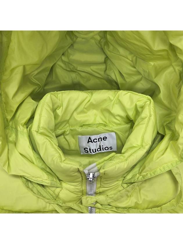 Acne Studios Down Parka Jacket Neon Yellow 55 66 - ACNE STUDIOS - BALAAN 5