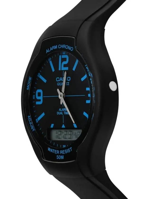 AW 90H 2BVDF AW 90H 2B Anal Digital Men’s Urethane Watch - CASIO - BALAAN 3