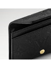 Monogram Embossed Leather Business Card Wallet Black - LOUIS VUITTON - BALAAN 5