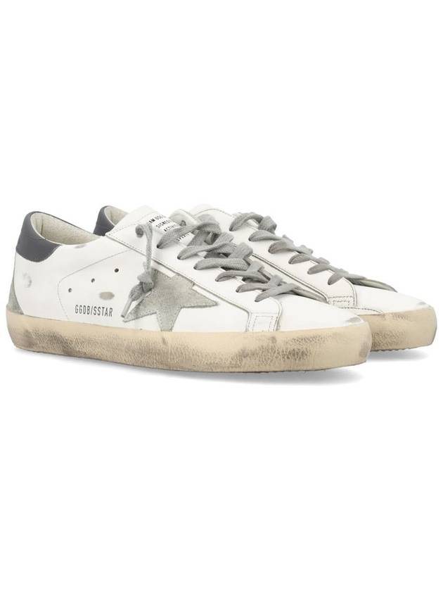 Superstar Grey Tab Low Top Sneakers White - GOLDEN GOOSE - BALAAN 3