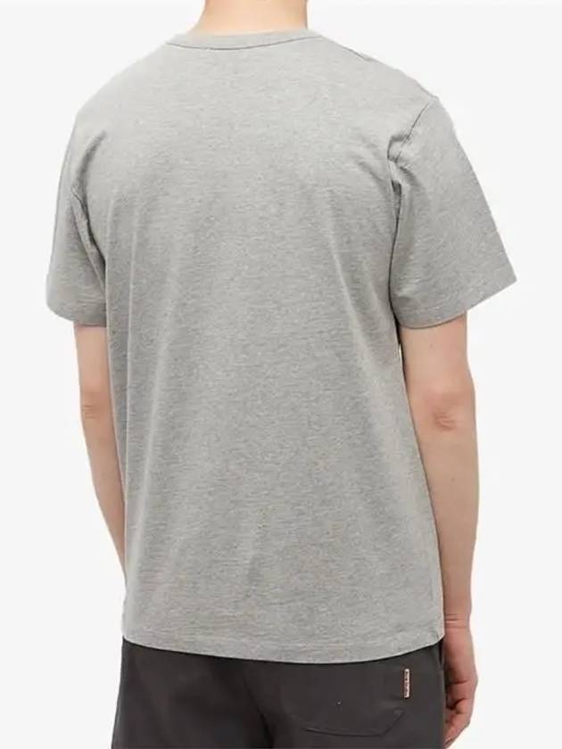 Fox Head Patch Cotton Short Sleeve T-Shirt Grey - MAISON KITSUNE - BALAAN 4