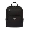 Triangle Logo Re-Nylon Backpack Black - PRADA - BALAAN 2