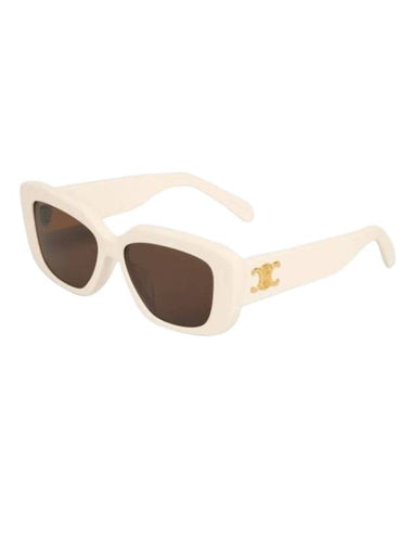 Eyewear Triomphe 04 Rectangle Sunglasses Ivory - CELINE - BALAAN 1