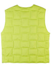 Women's Gillette Padded Vest Acid Kiwi - BOTTEGA VENETA - BALAAN.