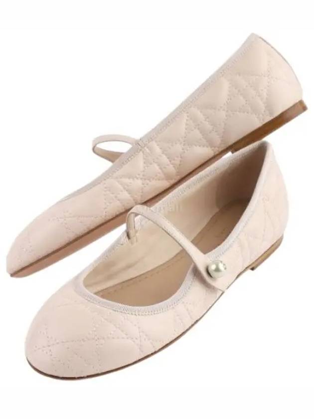 Rose Quartz Quilted Ballerina Beige - DIOR - BALAAN 2