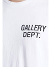 VST 1030 Bianco Logo T Shirt - GALLERY DEPT. - BALAAN 3