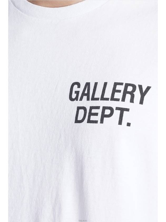 VST 1030 Bianco Logo T Shirt - GALLERY DEPT. - BALAAN 3