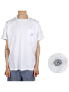 Fissato Treatment Organic Cotton Short Sleeve T-Shirt White - STONE ISLAND - BALAAN 2